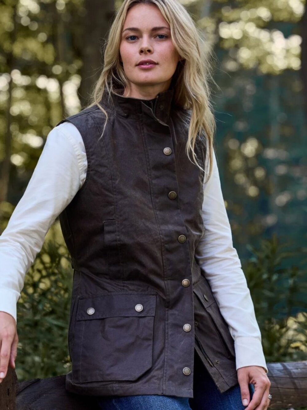 Tom Beckbe - Women's Fairmont Vest - Rye Brown - S - NWT